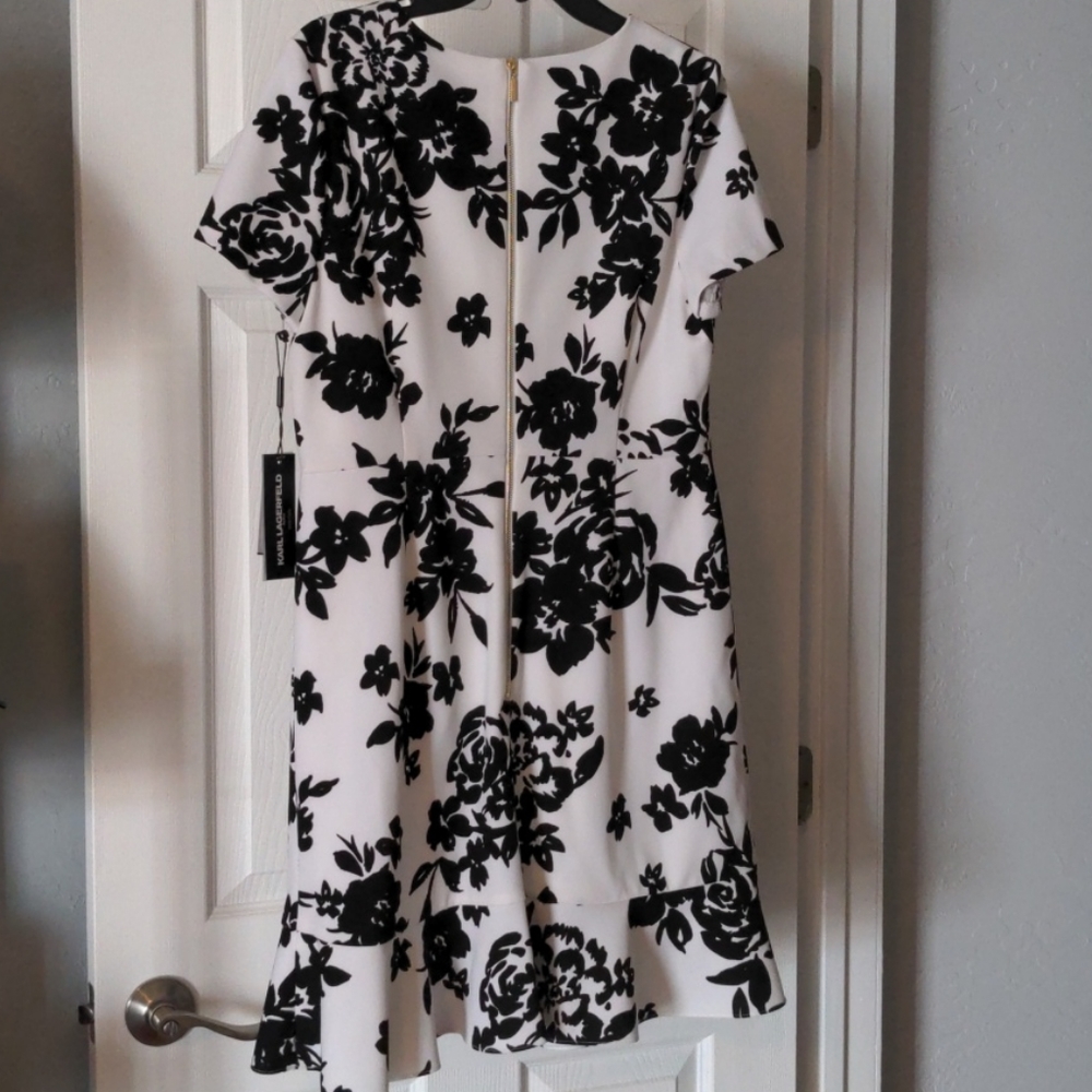 NWT Karl Lagerfeld dress size 12 - Picture 4 of 7